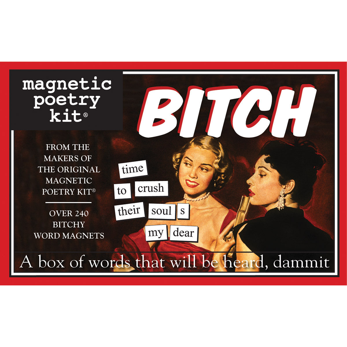 Magentic Poetry Kit: Bitch