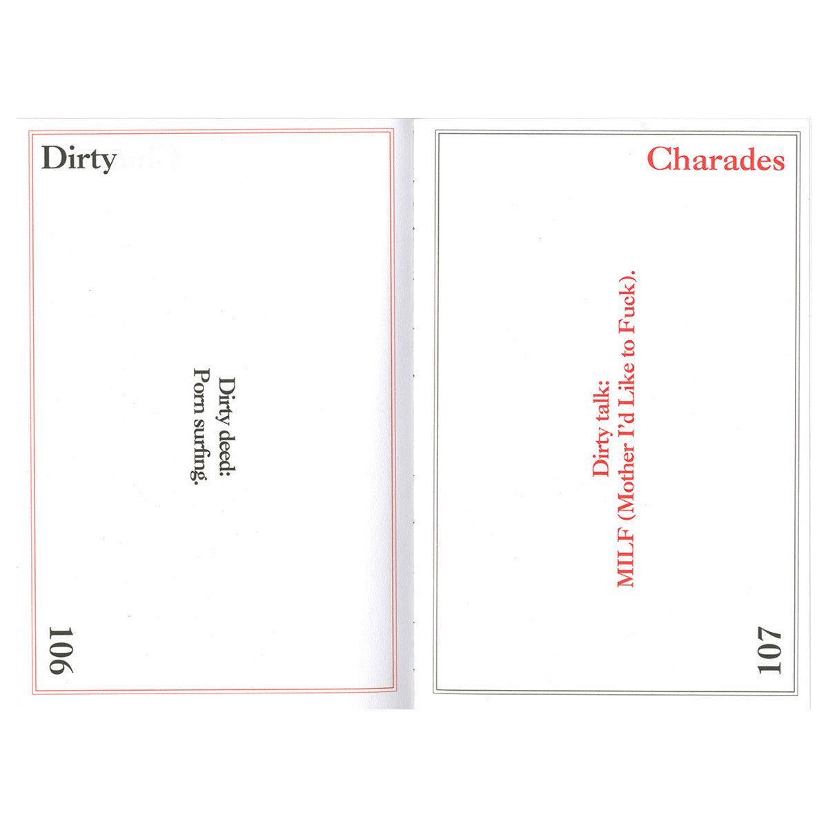 Dirty Charades: The Book, the Game, the Fun