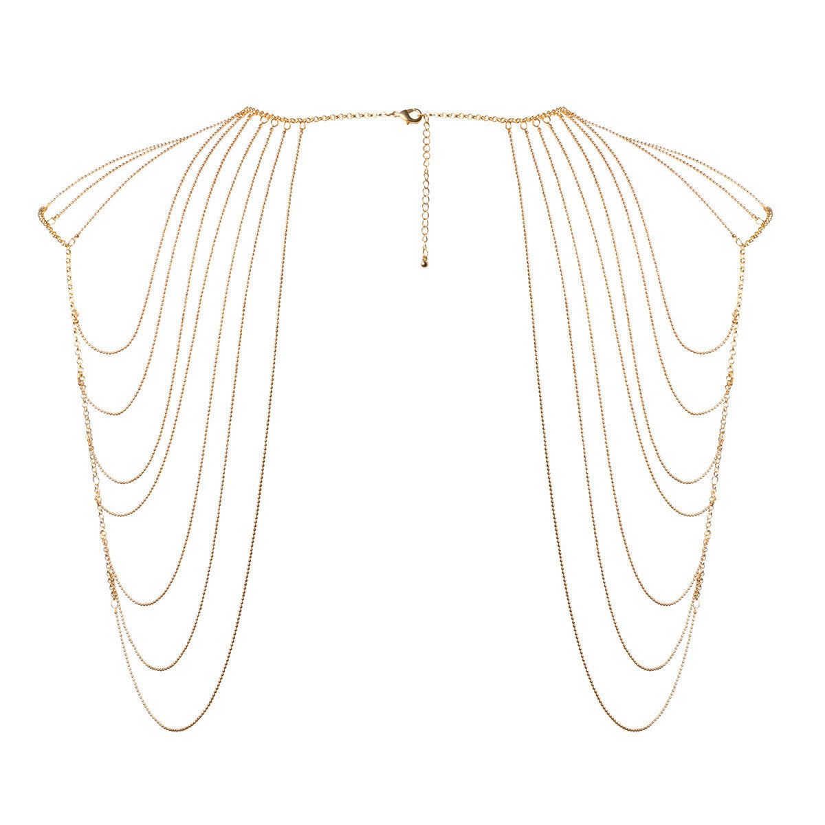 Magnifique Collection Gold Chain Shoulder Jewelry
