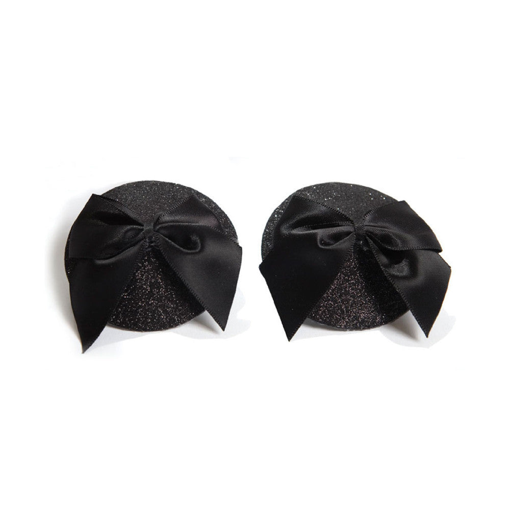 Burlesque Pasties Glitter/Bow