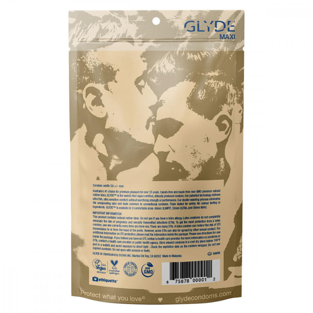 Glyde Condoms - 12 pack