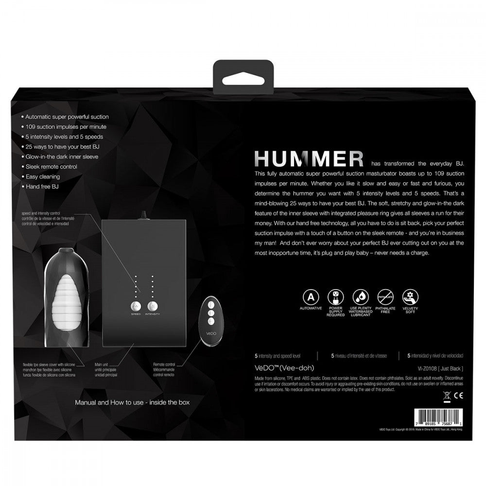 VeDO Hummer Vibrating Masturbator