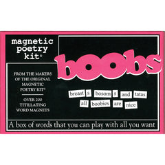 Magentic Poetry Kit: Boobs