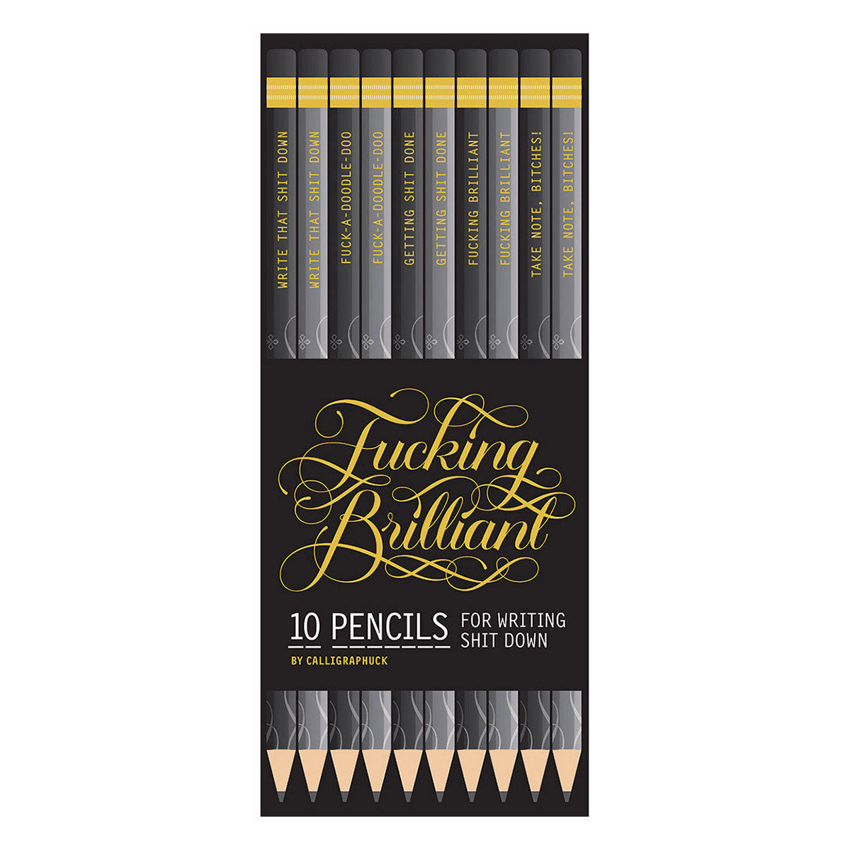 Fucking Brilliant Pencils 10 pk.