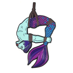 Mermaid/Merman Pin - Aqua/Purple