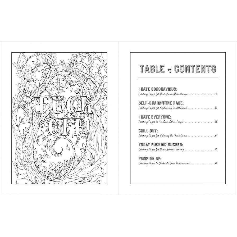 A Swear word Coloring Book: Go To F*cking Hell Adult Coloring Book