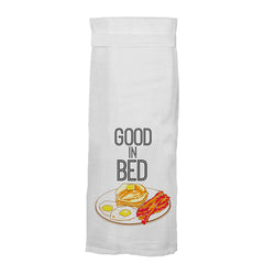Twisted Wares Good in Bed Flour Towel